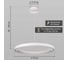 Люстра подвесная Citilux Юпитер LED с пультом Белая CL730B090S 10