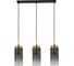 Люстра Schaffner 3xE14/40W (54х8х80) Milizia 3485-3L BK+CU 2