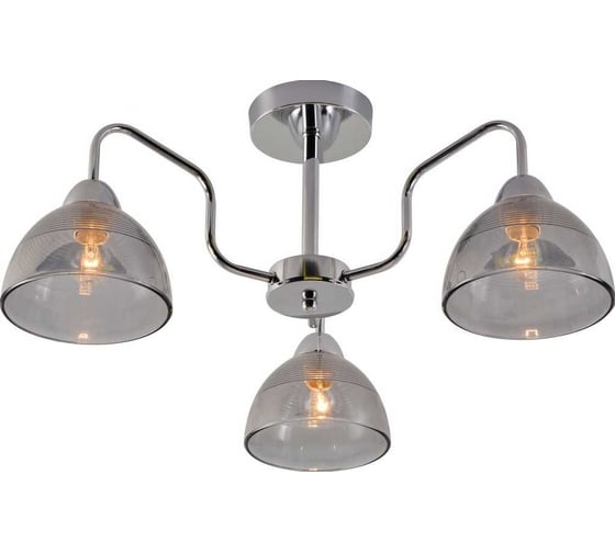 Люстра Schaffner 3xE27/60W (59х59х26,5) Indita 3540-3 CR