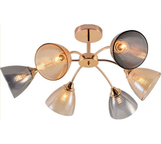 Люстра Schaffner 6xE27/60W (72х72х32) Codice 3530-6 FGD 1