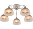 Люстра Schaffner 5xE27/60W (58х58х24) Agudo 3535-5 WH+CR 1