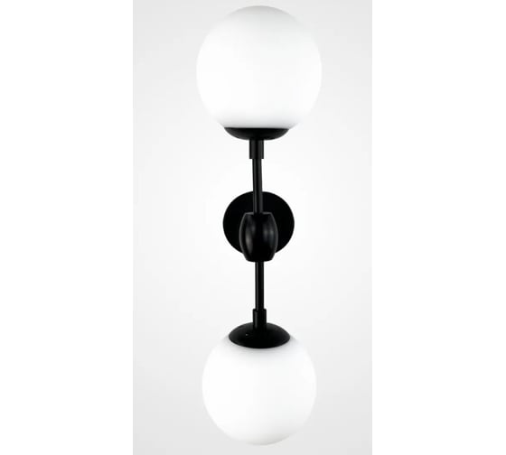 Бра IMPERIUMLOFT Modo 2 Globes Black and white glass 84941-22