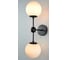 Бра IMPERIUMLOFT Modo 2 Globes Black and white glass 84941-22 4