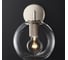Бра IMPERIUMLOFT RH Utilitaire Globe Shade Single Sconce Silver 123277-22 1
