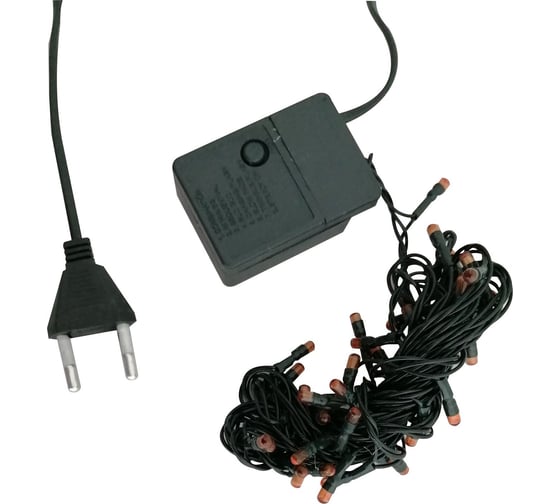 Комнатная гирлянда APEYRON 3,5м, 50л тёплый белый свет IP20 15-76