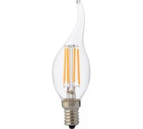 Светодиодная филаментная лампа HOROZ ELECTRIC FILAMENT FLAME-4 4W 4200K E14 220-240V 001-014-0004 HRZ00002160