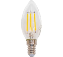 Светодиодная филаментная лампа HOROZ ELECTRIC FILAMENT CANDLE-4 4W 4200K E14 220-240V 001-013-0004 HRZ00002158