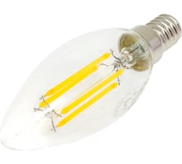 Светодиодная филаментная лампа HOROZ ELECTRIC FILAMENT CANDLE-6 6W 4200K E14 220-240V 001-013-0006 HRZ01000339