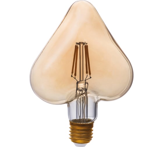 Светодиодная лампа THOMSON LED DECO FILAMENT HEART 4W 480Lm E27 125*160 1800K GOLD TH-B2189