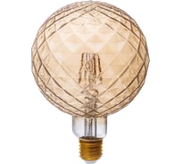 Светодиодная лампа THOMSON LED DECO FILAMENT CARAT 4W 480Lm E27 95*130 1800K GOLD TH-B2193