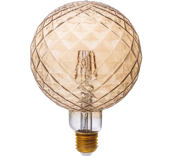 Светодиодная лампа THOMSON LED DECO FILAMENT CARAT 4W 480Lm E27 95*130 1800K GOLD TH-B2193