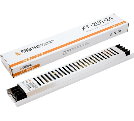 Ультратонкий блок питания SWG в металлическом корпусе, IP20, 250W, 24V, XT-250-24 00-00003068 1
