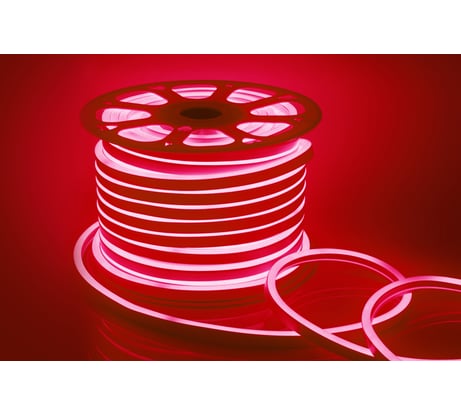 Светодный неон Apeyron 220В, 8Вт/м, SMD2835 красный 10-200