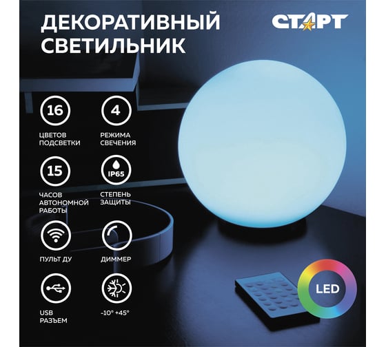 Светильник СТАРТ globe 350 mm