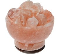 Солевая лампа ZENET "Чаша с кристаллами" ZET-119