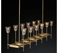 Люстра IMPERIUMLOFT RH TORCHE DE VERRE Linear Chandelier 12 74929-22