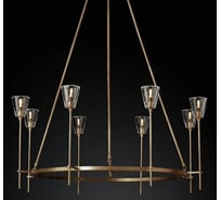 Люстра IMPERIUMLOFT TORCHE DE VERRE Round Chandelier 8 75676-22