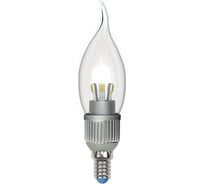 Лампа светодиодная Uniel LED-CW37P-3W/NW/E14/CL ALS01SL пластик 06941