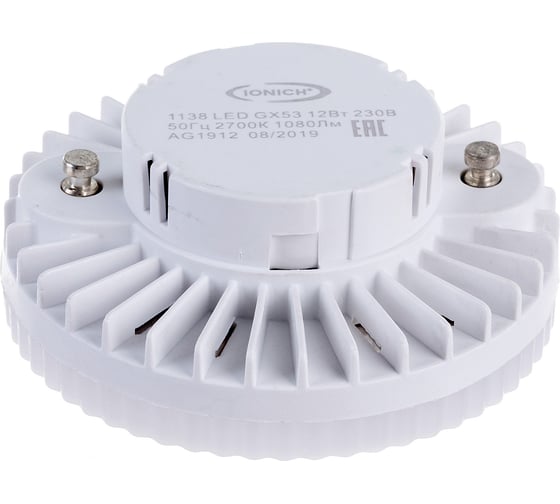 Светодиодная лампа IONICH ILED-SMD2835-12-1080-230-2.7-GX53 1138