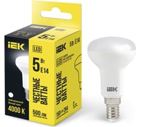 Светодиодная лампа IEK ECO R50 рефлектор 5Вт 230В 4000К E14 LLE-R50-5-230-40-E14