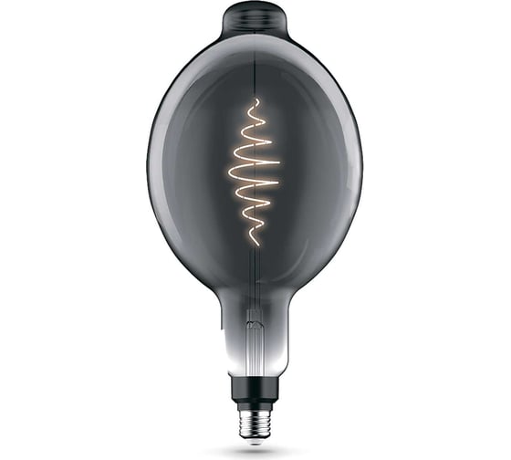 Лампа Gauss LED Filament BT180   E27 8.5W Gray 165lm 1800K 1/2 152802005