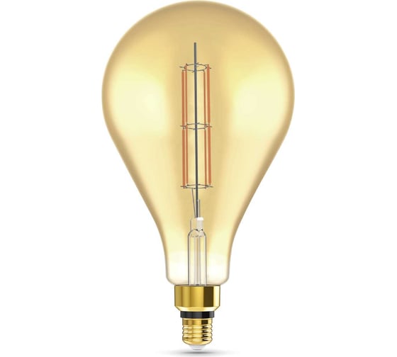 Лампа Gauss LED Vintage Filament Straight PS160 6W E27 160*290mm Amber 890lm 2700K 1/6 179802118