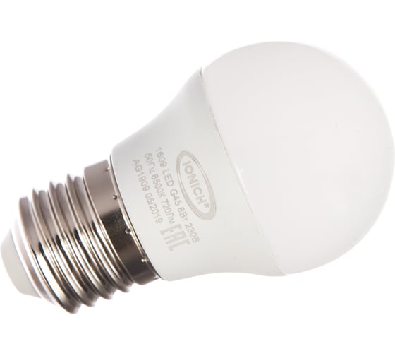 Лампа IONICH ILED-SMD2835-G45-8-720-230-6.5-E27 1609