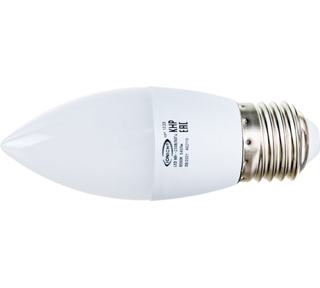 Светодиодная лампа IONICH свеча ILED-SMD2835-C37-6-540-230-6.5-E27 1533
