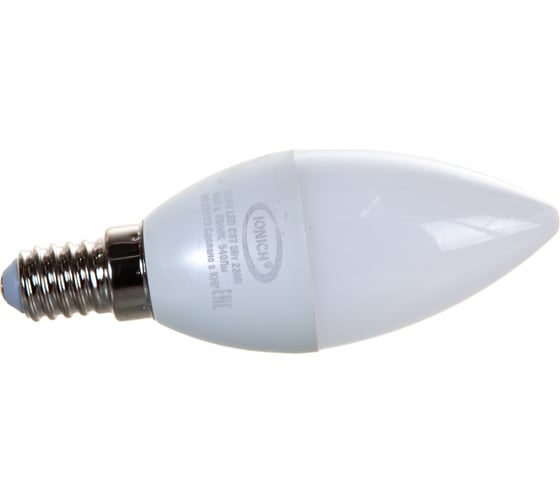 Светодиодная лампа IONICH свеча ILED-SMD2835-C37-6-540-230-6.5-E14 1530
