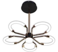 Светодиодный светильник NATALI KOVALTSEVA (люстра) 84W, чёрно-золотой, HIGH-TECH LED LAMPS 82012