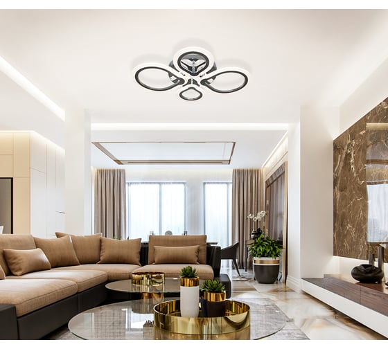 Светодиодный светильник NATALI KOVALTSEVA (люстра) 100W, хром, LED INNOVATION STYLE 83032