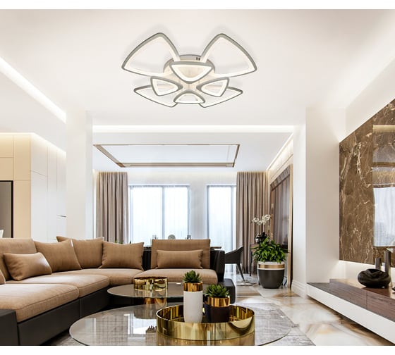 Светодиодный светильник NATALI KOVALTSEVA (люстра) 240W, белый, LED INNOVATION STYLE 83038
