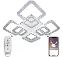 Светодиодный светильник NATALI KOVALTSEVA (люстра) 160W, белый, LED INNOVATION STYLE 83039