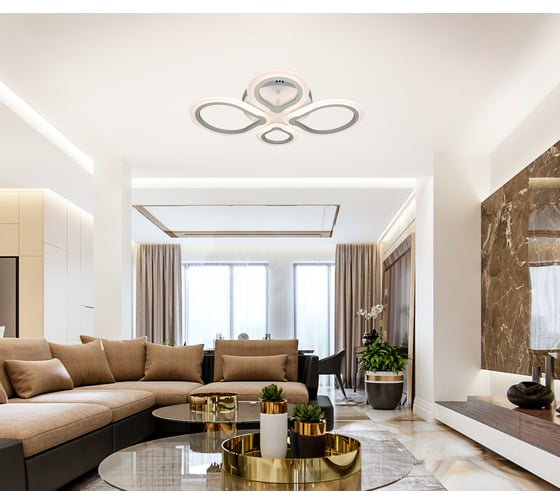 Светодиодный светильник NATALI KOVALTSEVA (люстра) 100W, белый, LED INNOVATION STYLE 83043