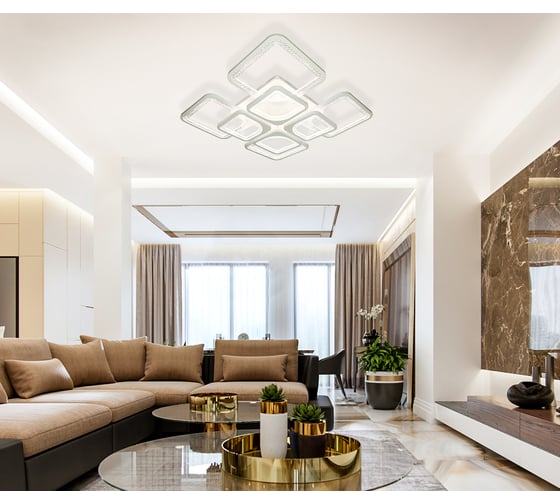 Светодиодный светильник NATALI KOVALTSEVA (люстра) 160W, белый, LED INNOVATION STYLE 83040