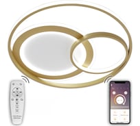 Светодиодный светильник NATALI KOVALTSEVA (люстра) 160W, бело-золотой, LED LAMPS 81312