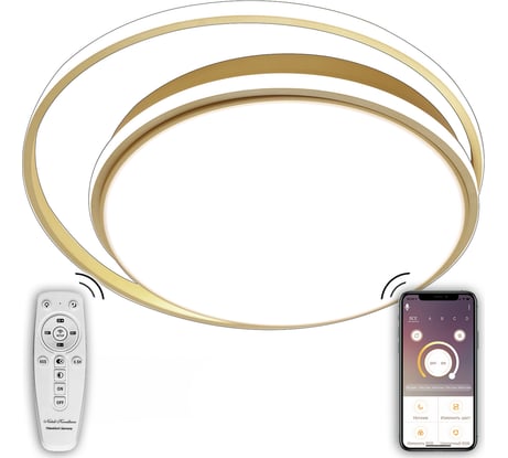 Светодиодный светильник NATALI KOVALTSEVA (люстра) 160W, золото, LED LAMPS 81315