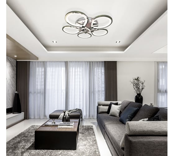 Светодиодный светильник NATALI KOVALTSEVA (люстра) 120W, хром, LED INNOVATION STYLE 83028