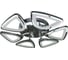 Светодиодный светильник NATALI KOVALTSEVA (люстра) 120W, хром, LED INNOVATION STYLE 83036 6