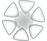 Светодиодный светильник NATALI KOVALTSEVA (люстра) 120W, белый, LED INNOVATION STYLE 83045 3