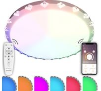 Светодиодный светильник NATALI KOVALTSEVA (люстра) 80W, белый, RGB LED LAMPS 81073