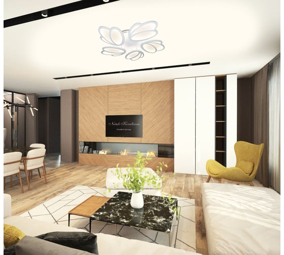 Светодиодный светильник NATALI KOVALTSEVA (люстра) 120W, белый, LED INNOVATION STYLE 83000