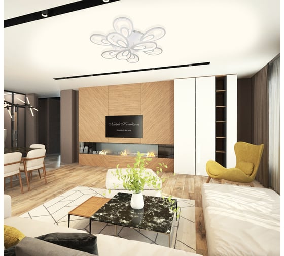 Светодиодный светильник NATALI KOVALTSEVA (люстра) 240W, белый, LED INNOVATION STYLE 83003