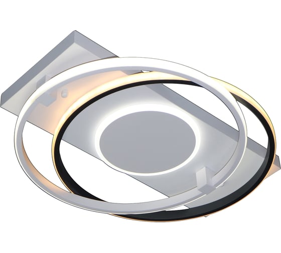 Светодиодный светильник NATALI KOVALTSEVA (люстра) 120W, бело-чёрный, LED HIGH-TECH LED LAMPS 82003