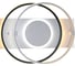 Светодиодный светильник NATALI KOVALTSEVA (люстра) 120W, бело-чёрный, LED HIGH-TECH LED LAMPS 82003 2