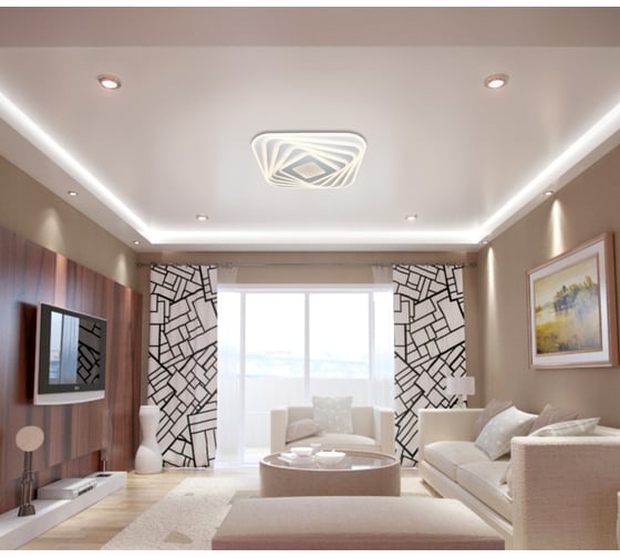 Светодиодный светильник NATALI KOVALTSEVA (люстра) 240W, белый, LED LAMPS 81068