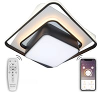 Светодиодный светильник NATALI KOVALTSEVA (люстра) 120W, бело-чёрный, LED 81038/4C