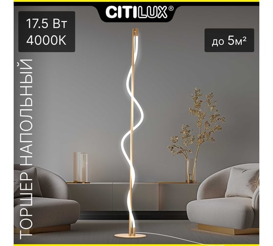 Торшер светодиодный Citilux EVA CL210912
