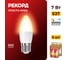 Лампочка светодиодная LED B37 РЕКОРД 7Вт Е27 3000К теплый свет 23881 2