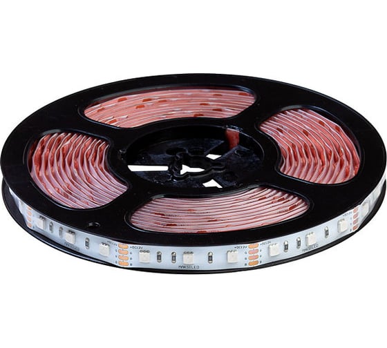 Светодиодная лента MAKSILED 5м, 12В, 14.4Вт/м, 60SMD(4040)/м, IP65, RGB, ML-R60-4040-RGB-ST-12V